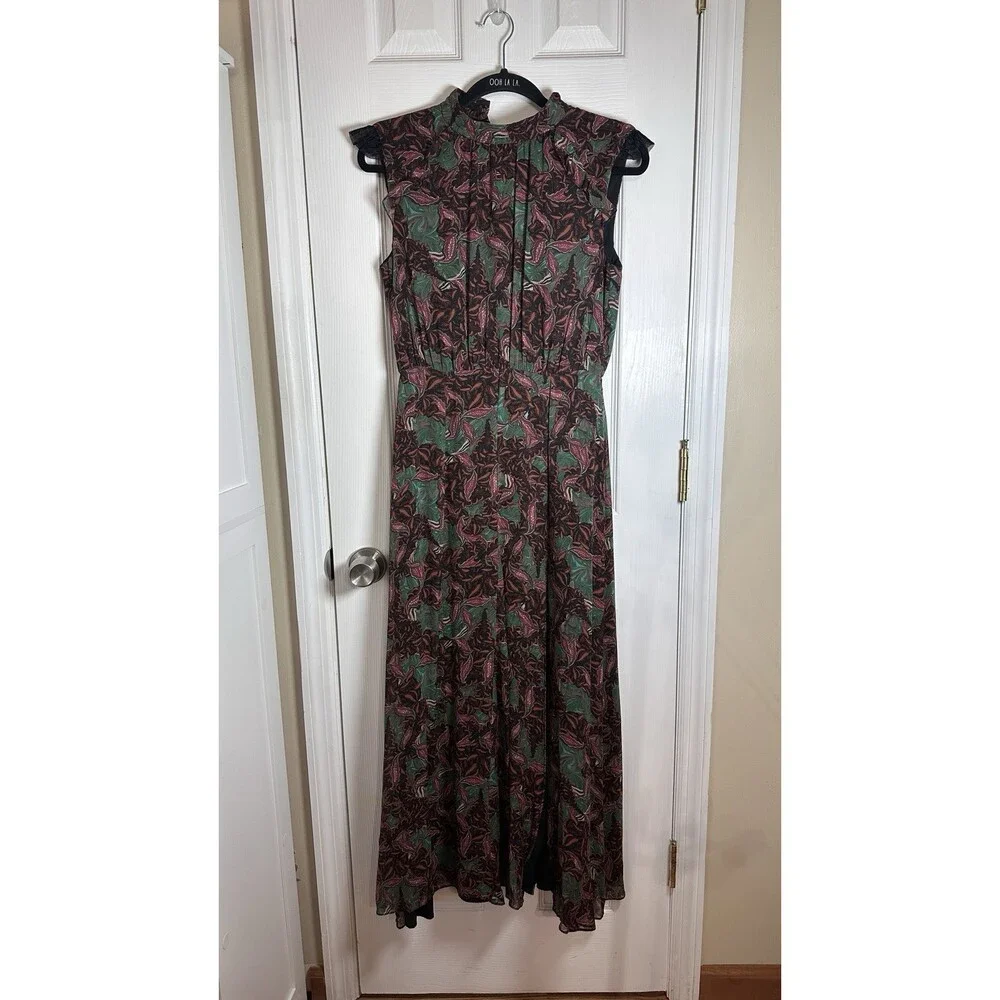 Saloni Jaqui Dress $695 Size 4 - Picture 6 of 10